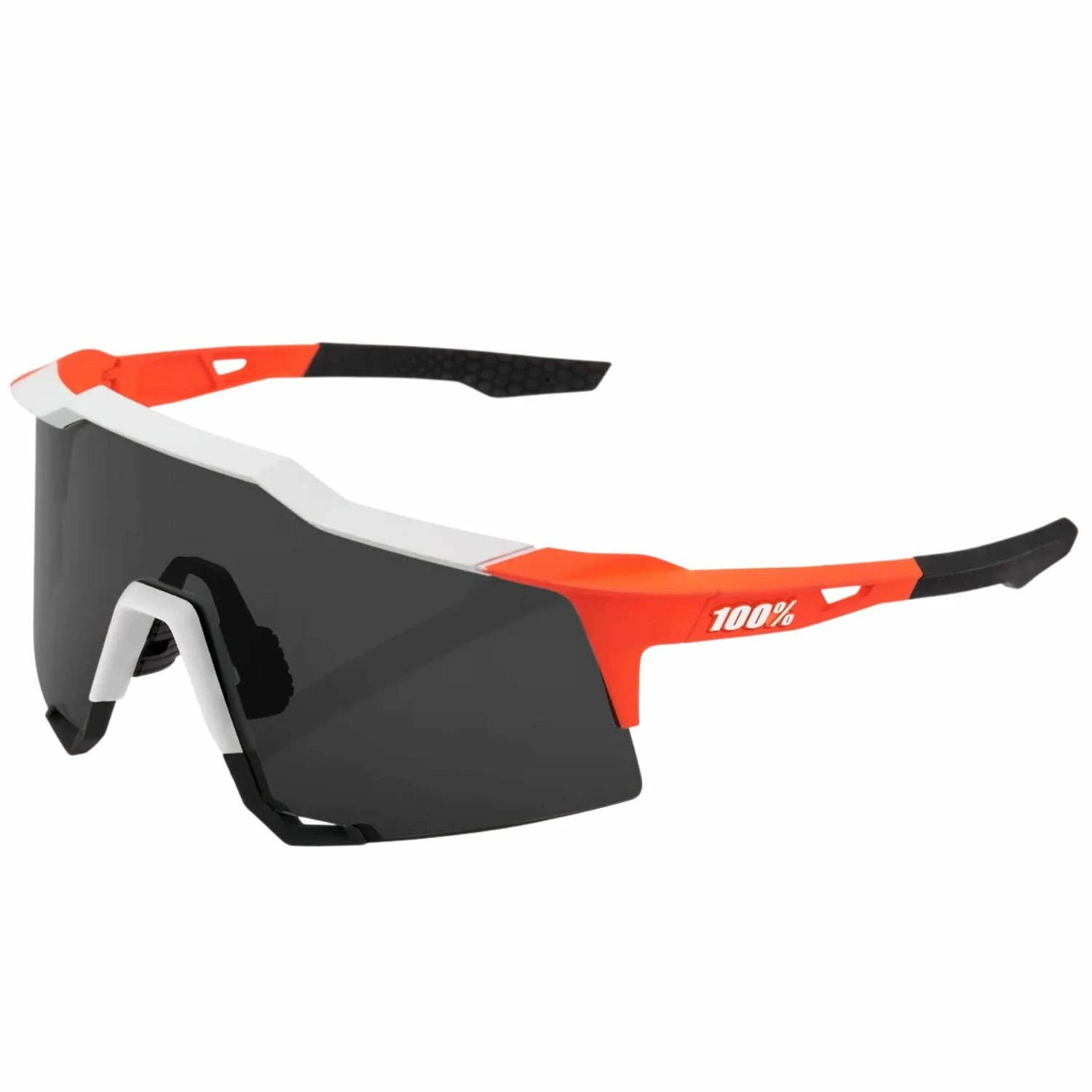 100% Speedcraft Sport Performance Baseball Sunglasses HD Interchangeable Lens (Soft Tact Oxyfire - Smoke Lens) 3 100% Speedcraft Sport Performance Baseball Sunglasses HD Interchangeable Lens (Soft Tact Oxyfire - Smoke Lens)