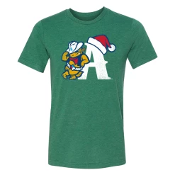 108 Stitches Amarillo Sod Poodles 108 Green Santa Hat Tee