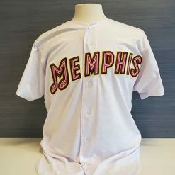 Memphis Redbirds Official Store MRB Replica Home Jersey