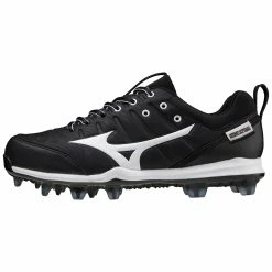 Mizuno 9-Spike Advanced Finch Elite 5 Women's TPU Molded Fastpitch Softball Cleats (Black/White)