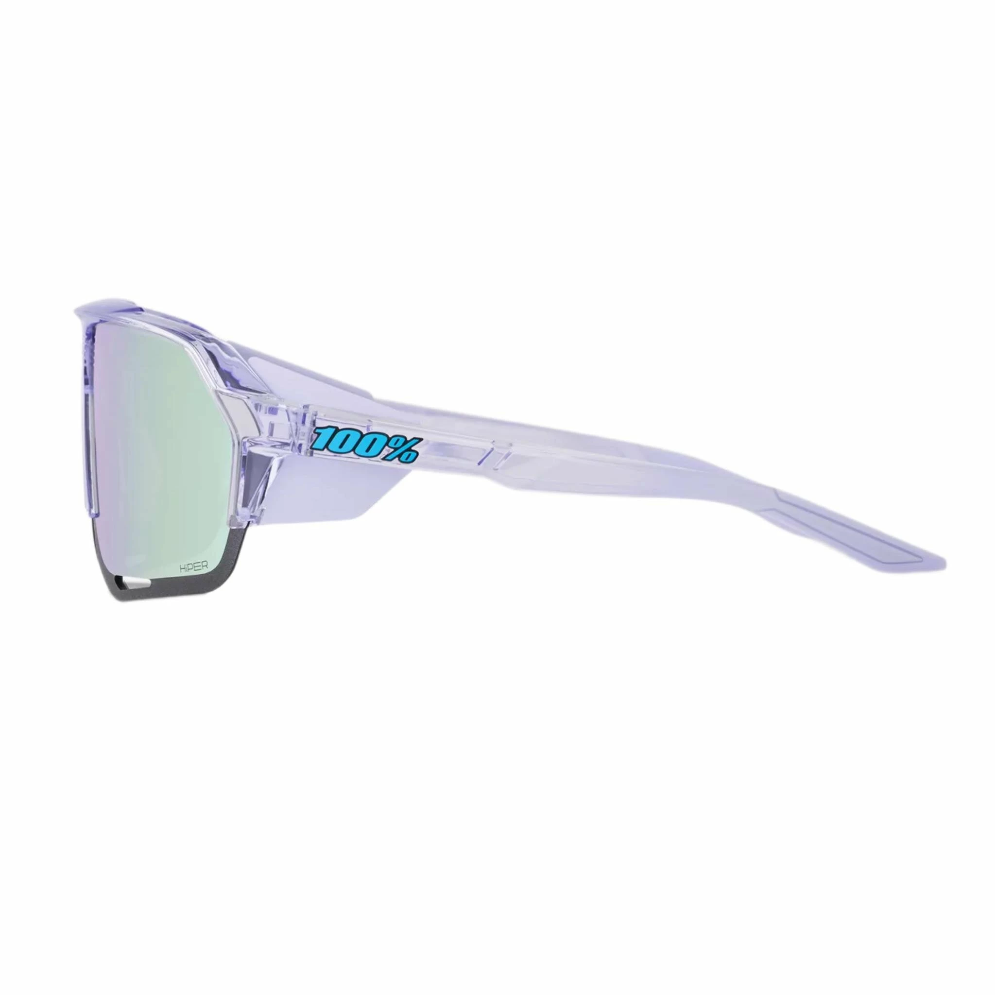 100% Norvik Sport Performance Sunglasses W Interchangeable Lenses (Polished Translucent Lavender - Hiper Lavender Mirror Lens) 5 100% Norvik Sport Performance Sunglasses W Interchangeable Lenses (Polished Translucent Lavender - Hiper Lavender Mirror Lens) - Image 3