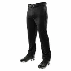 Champro Triple Crown Open Bottom Adult Baseball Pants (Black)