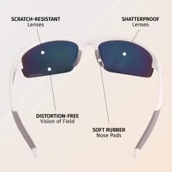 Rawlings 132 Adult Sport Shield Baseball Softball Sunglasses (White/Blue) -Jerseys Sales 61rqbz92xjl. ac ul1500