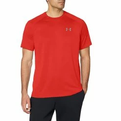 Under Armour Men's Tech 2.0 Locker Short-Sleeve T-Shirt (Red)