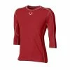 EvoShield Pro Team Baseball Adult Men's Mid Sleeve Workout Tee Shirt (Scarlet) -Jerseys Sales 81furkklzhl