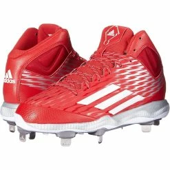 Adidas Men's Poweralley 3 Mid Baseball Cleats, Power 14 M US (Red/White/Grey Metallic) -Jerseys Sales 91amo5ypqwl. ac ul1500