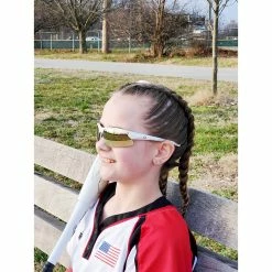 RAWLINGS Youth Sports Baseball Sunglasses Durable 100% UV Poly Lens, Shielded Lens (White/Mint) -Jerseys Sales 91p6rwcynjs