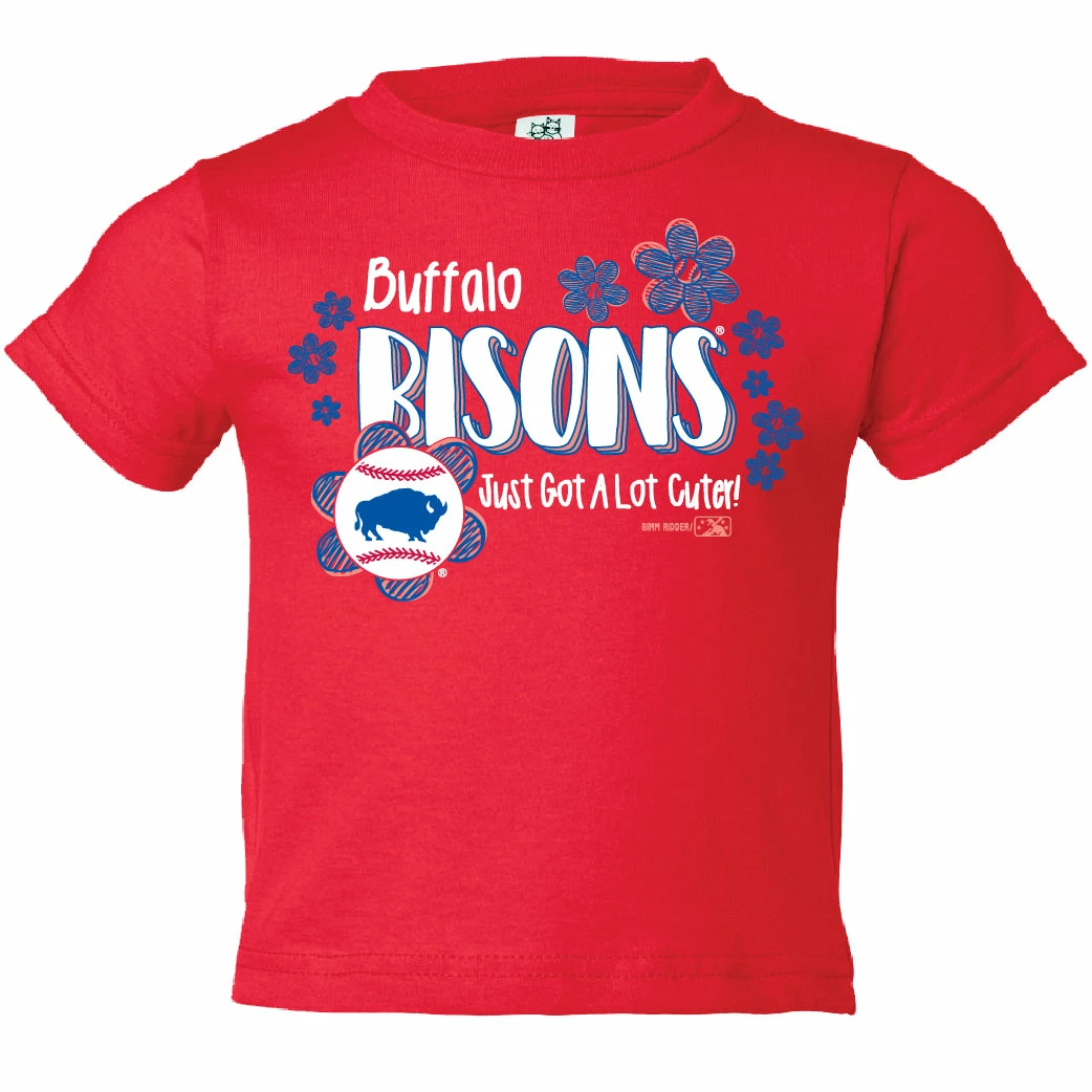 Bimm Ridder Buffalo Bisons Infant Red Alt Options Tee 3 Bimm Ridder Buffalo Bisons Infant Red Alt Options Tee