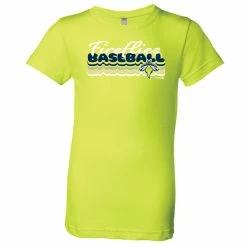 Bimm Ridder Columbia Fireflies Youth Girls Neon Yellow Ripples Tee