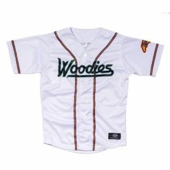 Down East Wood Ducks Wood Ducks White Replica Jersey