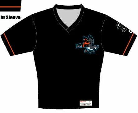 Wilson Beloit Sky Carp Youth Alternate Black Pull Over Replica Jersey 3 Wilson Beloit Sky Carp Youth Alternate Black Pull Over Replica Jersey