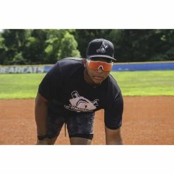 Guardian Baseball HC5 Performance Trucker Snapback Hat (Black-White Gary 3-D Logo) -Jerseys Sales GB HC5 Black Gary lifestyle1