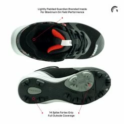 Guardian Baseball Guardian Blaze Hi Rubber Molded Baseball Cleats For Boys Girls (Black/Red/White) -Jerseys Sales Guardian Baseball Blaze High Kids Baseball Cleats Red Pic3 dfb6f0b1 6b82 4ba8 a370 21f4254c910e