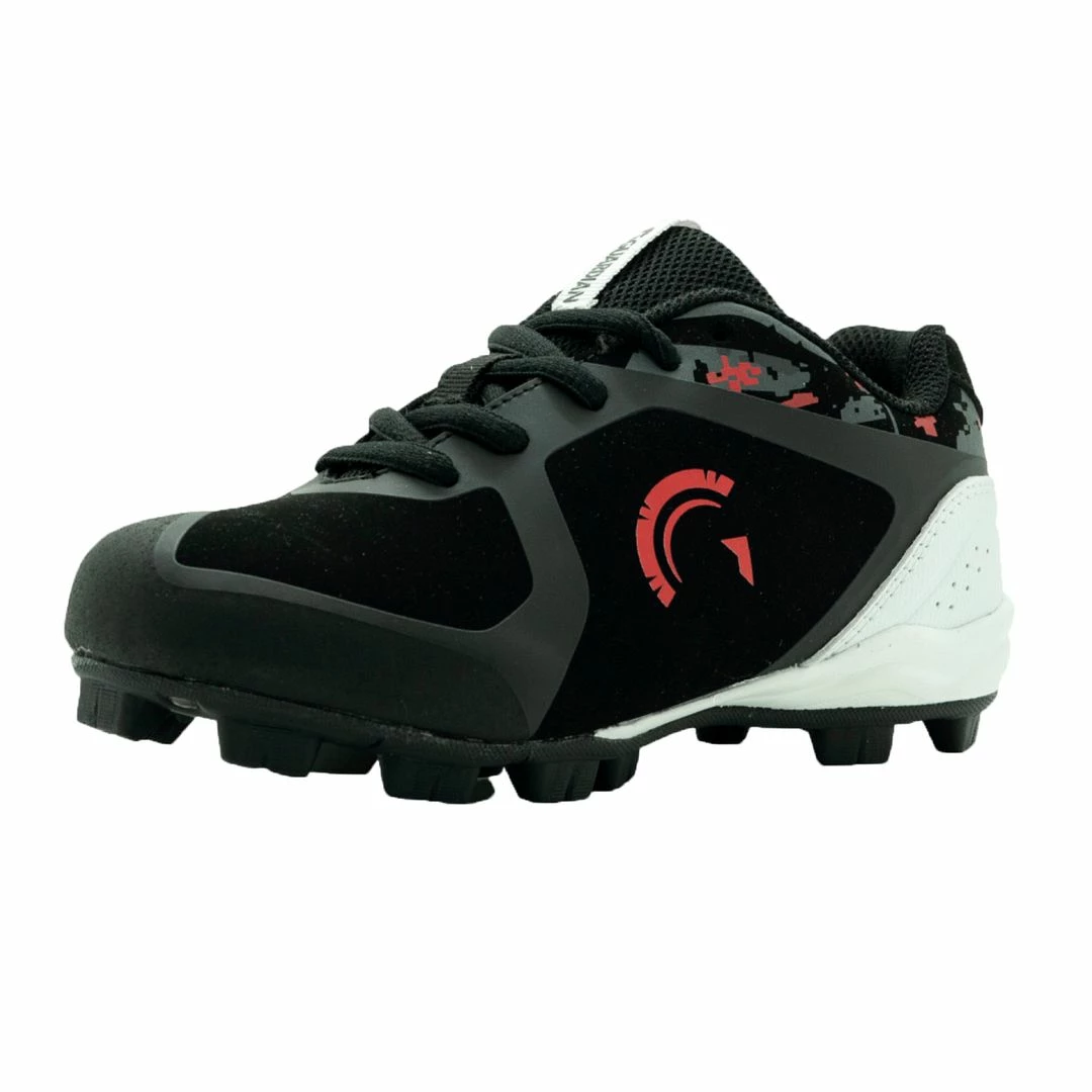 Guardian Baseball Guardian Blaze Boys Girls Little League Low Rubber Baseball Cleats (Black/Red) 7 Guardian Baseball Guardian Blaze Boys Girls Little League Low Rubber Baseball Cleats (Black/Red) - Image 5