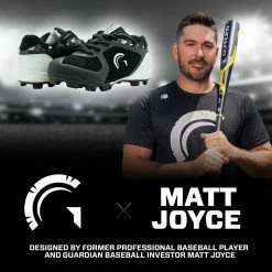 Guardian Baseball Guardian Blaze Boys Girls Little League Low Rubber Baseball Cleats (Black/Grey/White) 21 Guardian Baseball Guardian Blaze Boys Girls Little League Low Rubber Baseball Cleats (Black/Grey/White) -Jerseys Sales Guardian Blaze Low White Matt Joyce