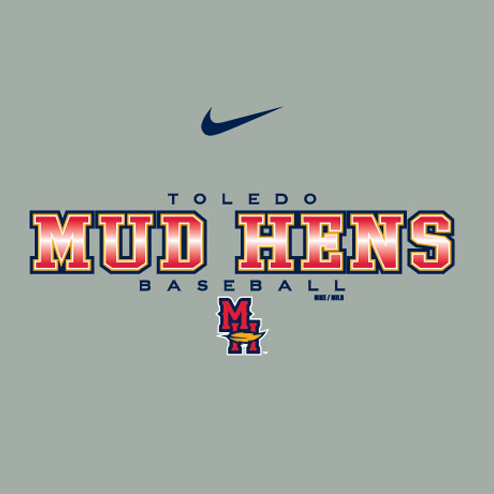 Toledo Mud Hens Heather Nike Cotton T-shirt 4 Toledo Mud Hens Heather Nike Cotton T-shirt - Image 2