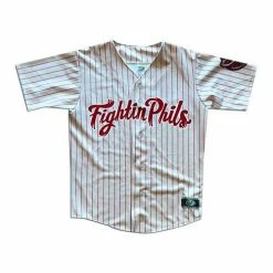 OT Sports Reading Fightin Phils Youth Home Red Pinstripe Jersey