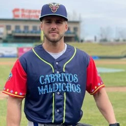 Wilson South Bend Cubs Official Game Worn Copa Theme Night Jersey
