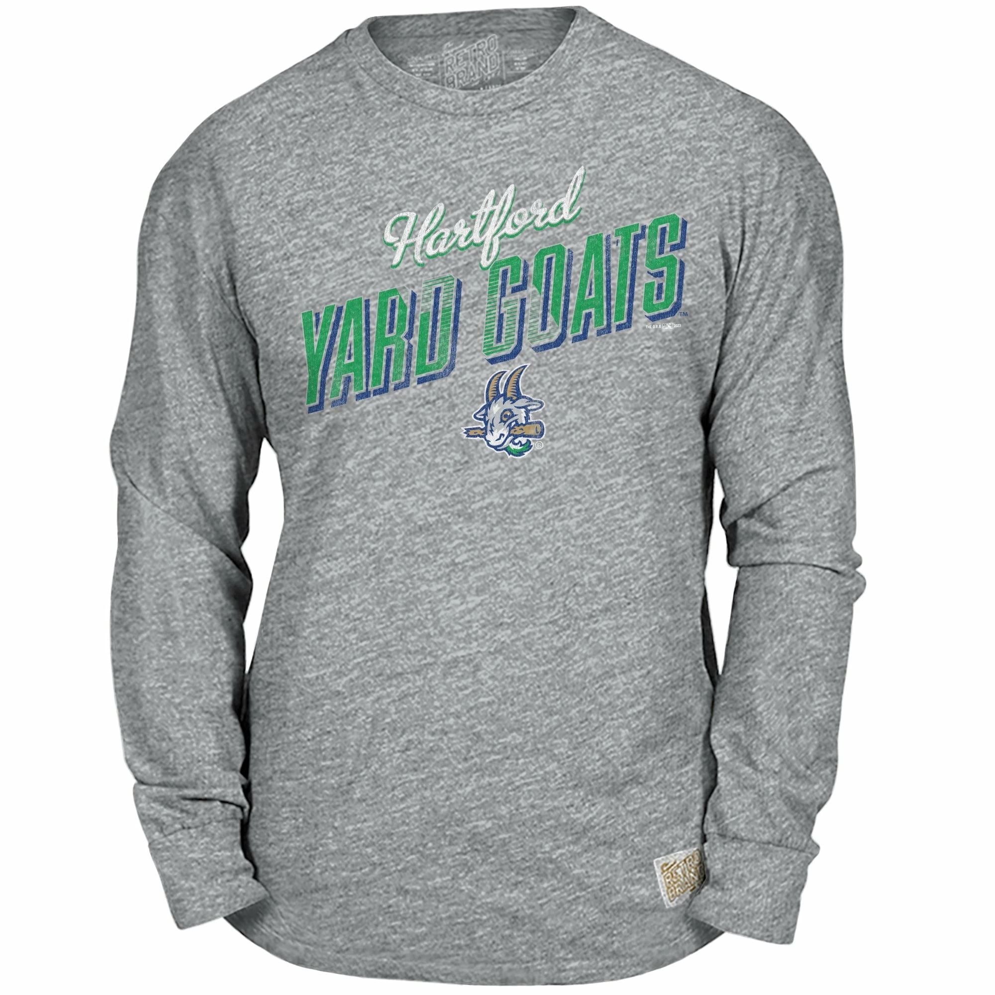 Retro Brand Hartford Yard Goats Word Mark Longsleeve 3 Retro Brand Hartford Yard Goats Word Mark Longsleeve