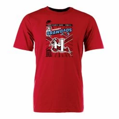 Hickory Crawdads Youth Nike Red Comic Cotton Tee