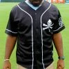 MYRTLE BEACH PELICANS OT SPORTS BLACK PIRATE REPLICA JERSEY -Jerseys Sales PIRATEJERSEY