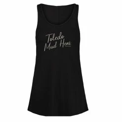 MV Sport Toledo Mud Hens Black Paris Flowy Tank