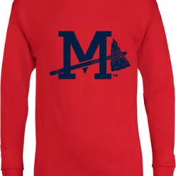 MV Sport Mississippi Braves Youth Classic Long Sleeve Tee