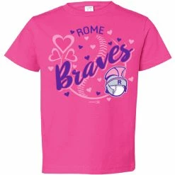 Bimm Ridder Rome Braves Toddler Pink Tee