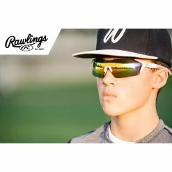 Rawlings 1801 Men's Adult Shield Baseball Sunglasses, (White/Blue Mirror) -Jerseys Sales RawsSung1801 2 62a29be0 42cf 43ae 9c58 2eca44ce3ab4