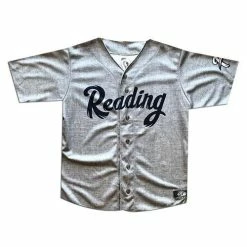 OT Sports Reading Fightin Phils Adult Gray Road Jersey