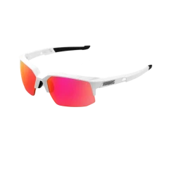 100% Speedcoupe Sport And Cycling Performance Baseball Sunglasses Mutilayer Mirror Lens (White/Purple)