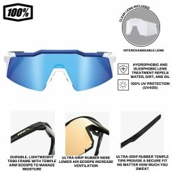 100% Speedcraft SL Performance Vented Baseball Sport Sunglasses (Matte White/Metallic Blue-HiPER Blue Multilayer Mirror Lens) 14 100% Speedcraft SL Performance Vented Baseball Sport Sunglasses (Matte White/Metallic Blue-HiPER Blue Multilayer Mirror Lens) -Jerseys Sales SpeedcraftSLWhiteBlueInfo 483d210b bc78 42c0 8649 66937df8637c