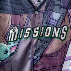 OT Sports San Antonio Missions Star Wars Night Mandalorian Jersey -Jerseys Sales StarWarsJersey 5078