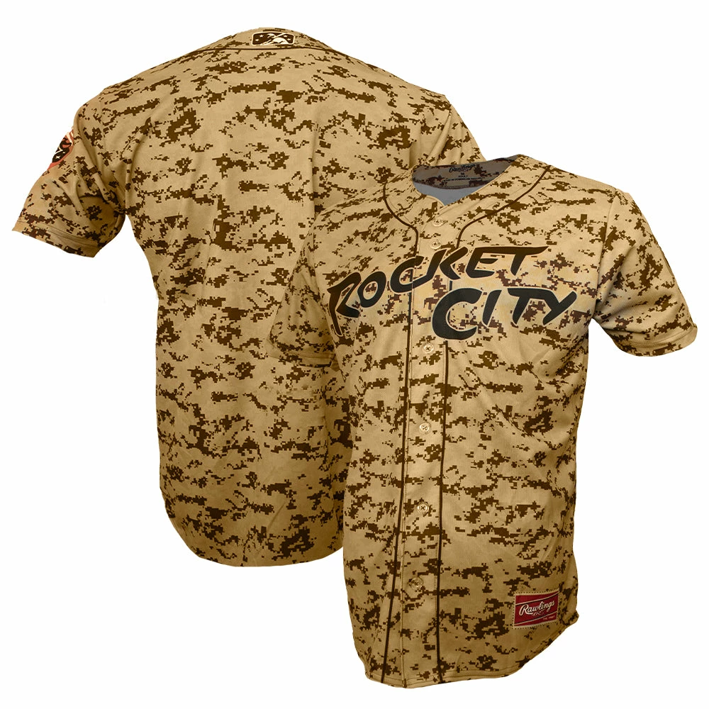 Rawlings Replica Adult Sunday Camo Jersey 5 Rawlings Replica Adult Sunday Camo Jersey - Image 3