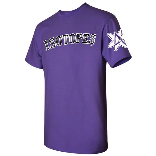 Bimm Ridder Albuquerque Isotopes Tee-Purple Jersey 4 Bimm Ridder Albuquerque Isotopes Tee-Purple Jersey - Image 2