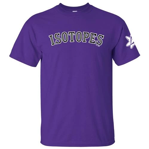Bimm Ridder Albuquerque Isotopes Tee-Purple Jersey 3 Bimm Ridder Albuquerque Isotopes Tee-Purple Jersey