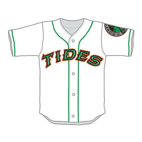 OT Sports Norfolk Tides Youth Home Jersey 3 OT Sports Norfolk Tides Youth Home Jersey