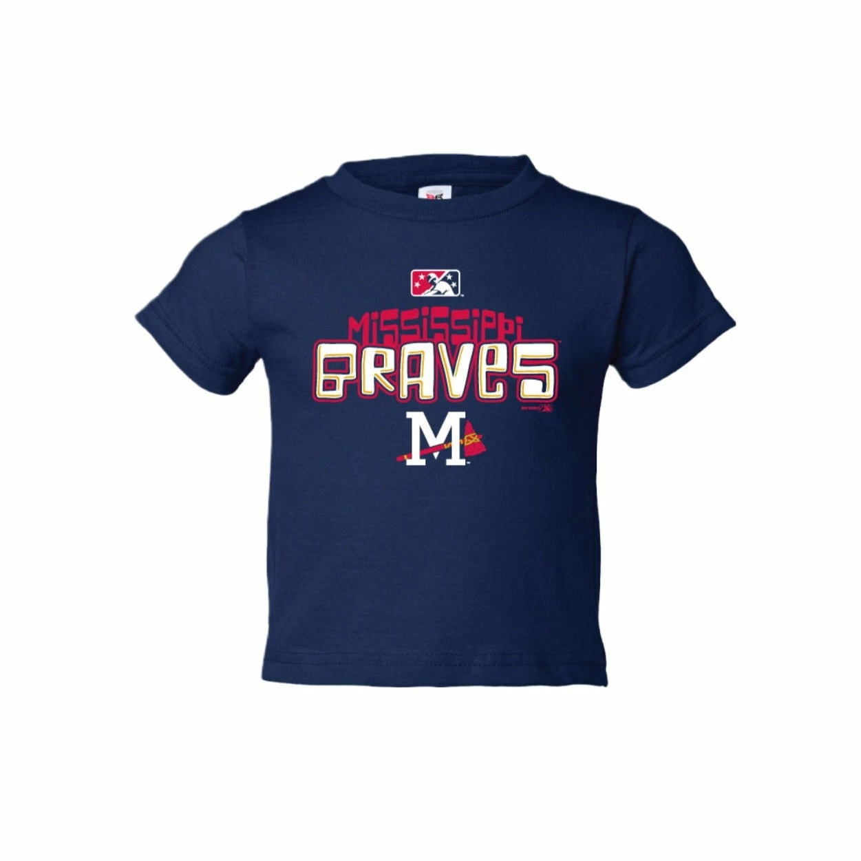 Bimm Ridder Mississippi Braves Toddler Added Tee 3 Bimm Ridder Mississippi Braves Toddler Added Tee