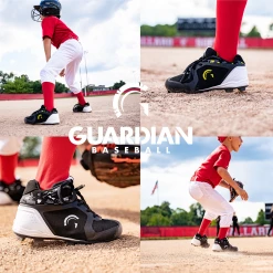 Guardian Baseball Guardian Blaze Hi Rubber Molded Baseball Cleats For Boys Girls (Black/Grey/White) -Jerseys Sales Untitled design 2022 09 29T035908.789 1 0e9aaef8 b4b1 4fb1 a14b 4ab303e76709