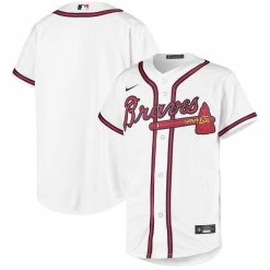 Youth Braves Nike Jersey - White