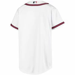 Youth Braves Nike Jersey - White -Jerseys Sales Youth White Nike 3