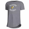 MYRTLE BEACH PELICANS UNDER ARMOUR YOUTH GIRLS CARBON HEATHER PERFORMANCE COTTON TEE -Jerseys Sales apu03602601 uy0630 187h ftq mq 2 3616748