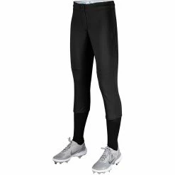 Champro Fireball Youth Fastpitch Softball Knickers W/ Reinforced Double-Ply Knee (Black)