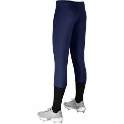 Champro Fireball Youth Fastpitch Softball Knickers W/ Reinforced Double-Ply Knee (Navy) -Jerseys Sales cha frbllsoftbpnt bp39gnyl ythna 3