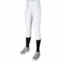 Champro Fireball Youth Fastpitch Softball Knickers W/ Reinforced Double-Ply Knee (White)