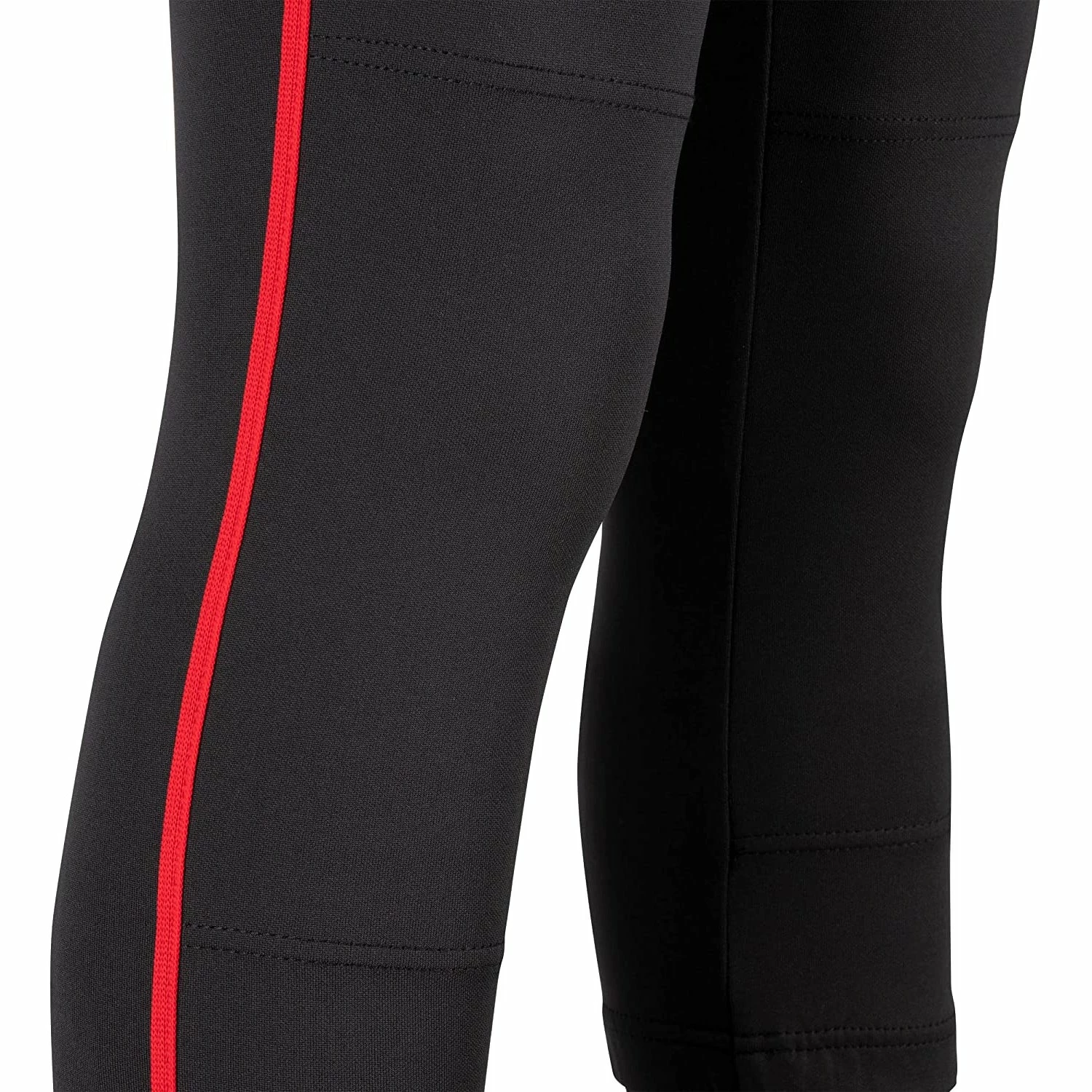 Champro Tournament Traditional Low Rise Girls Fastpitch Softball Pants W/ Braid (Black/Scarlet) 6 Champro Tournament Traditional Low Rise Girls Fastpitch Softball Pants W/ Braid (Black/Scarlet) - Image 4