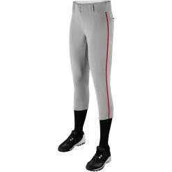 Champro Tournament Traditional Low Rise Girls Fastpitch Softball Pants W/ Braid (Gray / Scarlet) -Jerseys Sales champro tournament lowrise pants grysc 2 ff0e4a26 ecde 41d0 a6bf 0b2ce92b9d3f