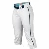Easton Pro Fastpitch Women's Softball Piped Belt Loops Pants (White/Navy) 2 Easton Pro Fastpitch Women's Softball Piped Belt Loops Pants (White/Navy) -Jerseys Sales easton a164148 propant wh ny 1