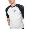 Guardian Baseball Brandon Guyer Mindset Performance 3/4 Sleeve Breathable Workout Shirt (White/Black) -Jerseys Sales gb bglogo bs24a wb 1