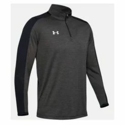 Under Armour Novelty Locker Men's 1/4 Zip Top, (Gray/Black)